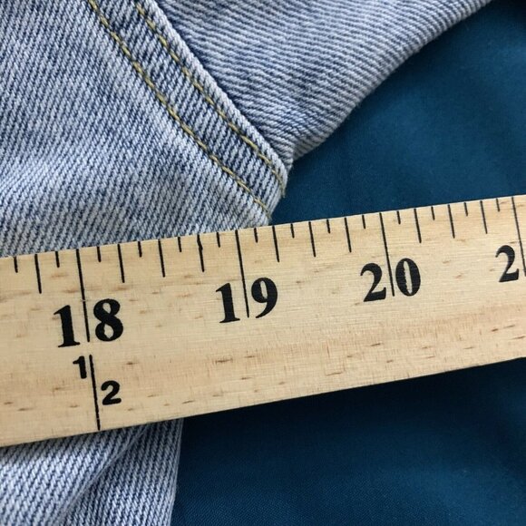 Mango Distressed Light Wash Denim Jackets - Picture 9 of 10